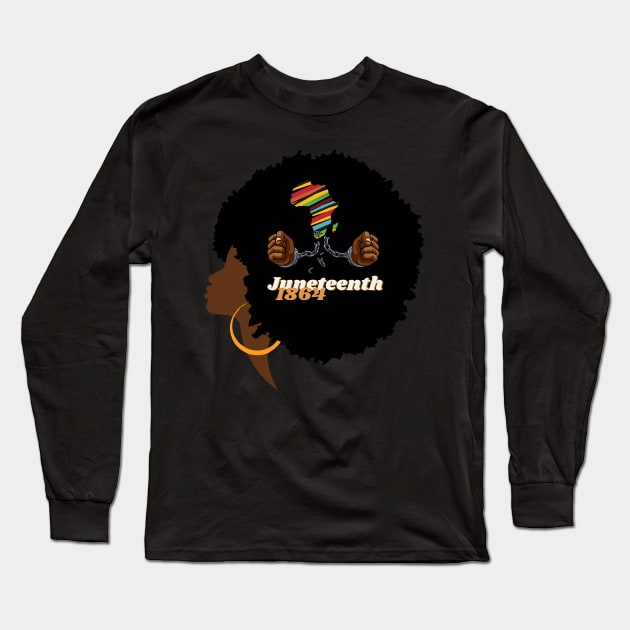 Juneteenth 1865 Long Sleeve T-Shirt by TibA